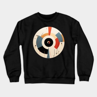 Turntable - simple minimal geometric abstraction Crewneck Sweatshirt